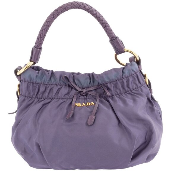 PRADA Purple Leather Bag - Picture 1 of 12